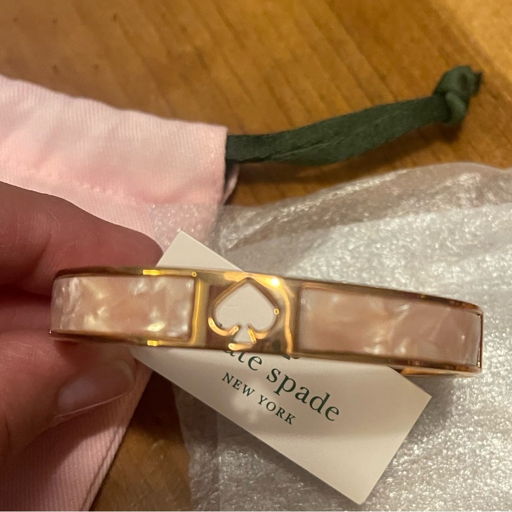 Kate Spade Blush and Gold Bracelet